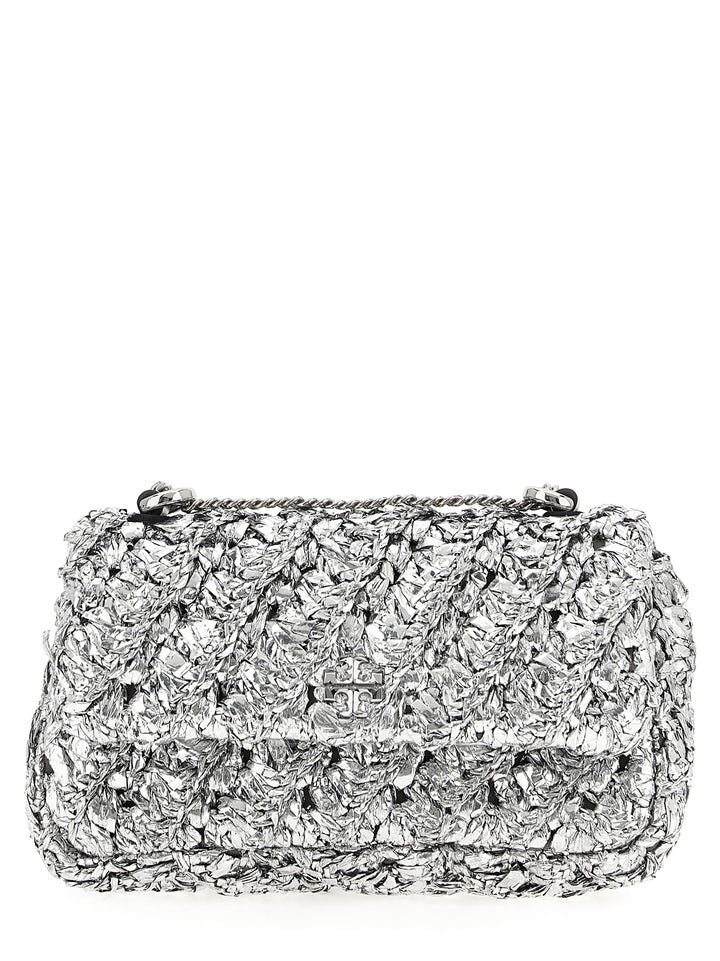 Tory Burch Kira Borse a Spalla e Tracolla - Silver | 931ebf857129d85c0c9723e3929f61e1dc49ba2e