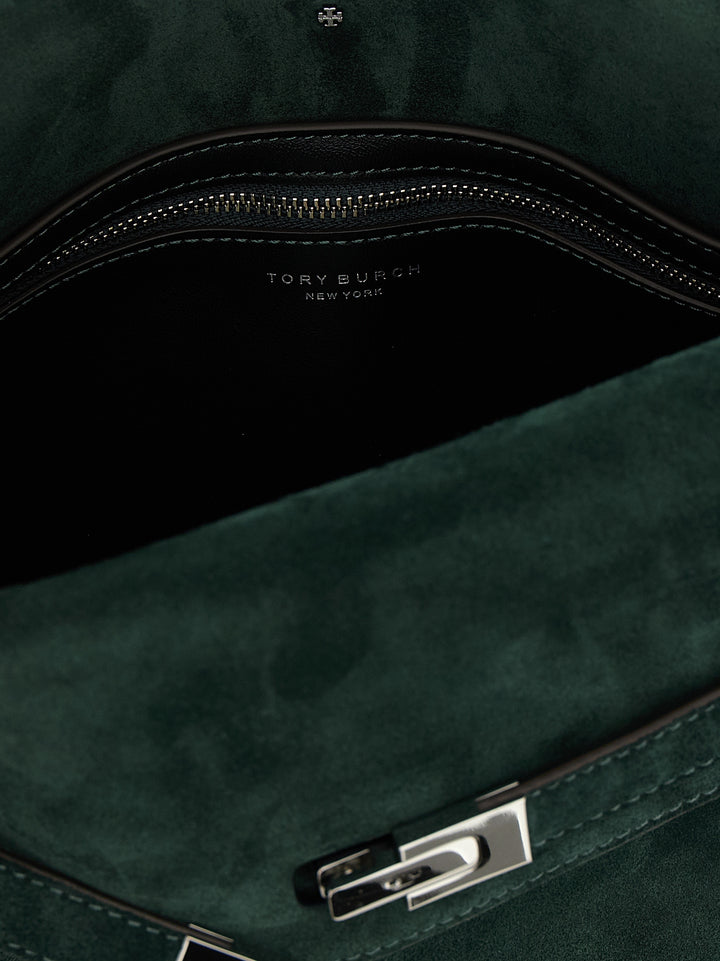 Tory Burch Lee Radziwill Borse a Spalla e Tracolla - Verde | 3f77bcca3751f69f26baab7e87b987eec13702df