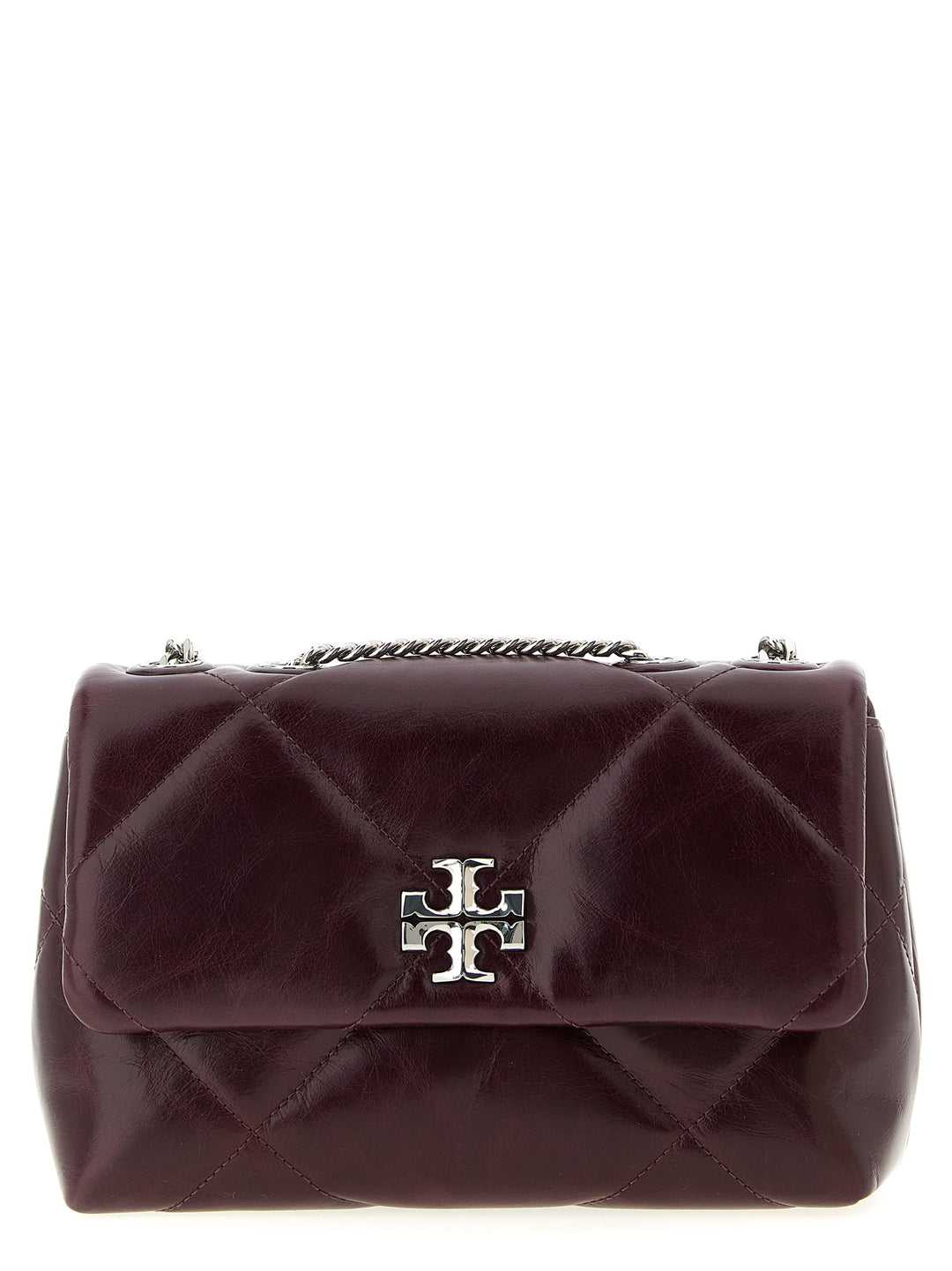 Tory Burch Kira Diamond Borse a Spalla e Tracolla - Bordeaux | 391ec1d16dfdeca3b9a09cc1c7fd981524bcfe84