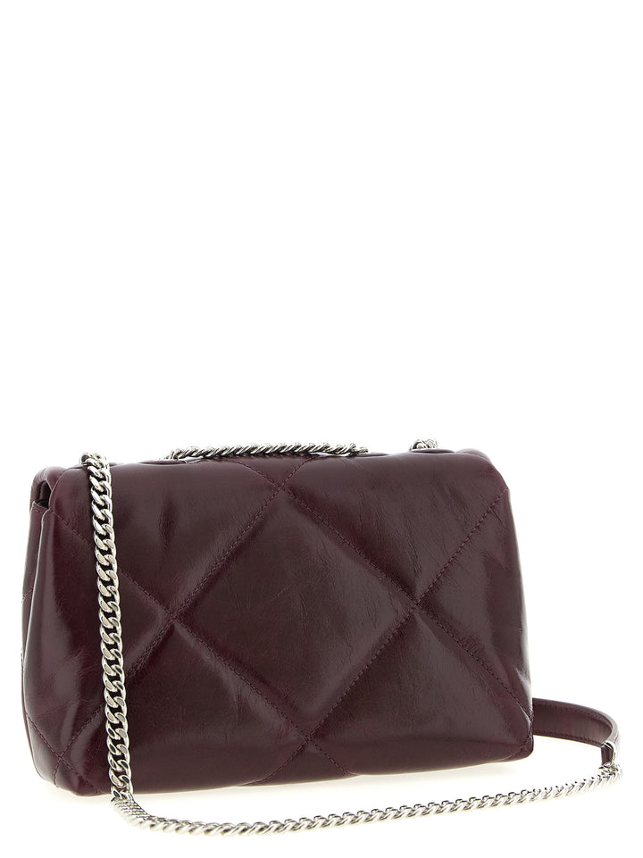 Tory Burch Kira Diamond Borse a Spalla e Tracolla - Bordeaux | 9fcda510e693c1f4aace8e981633562c48a34417