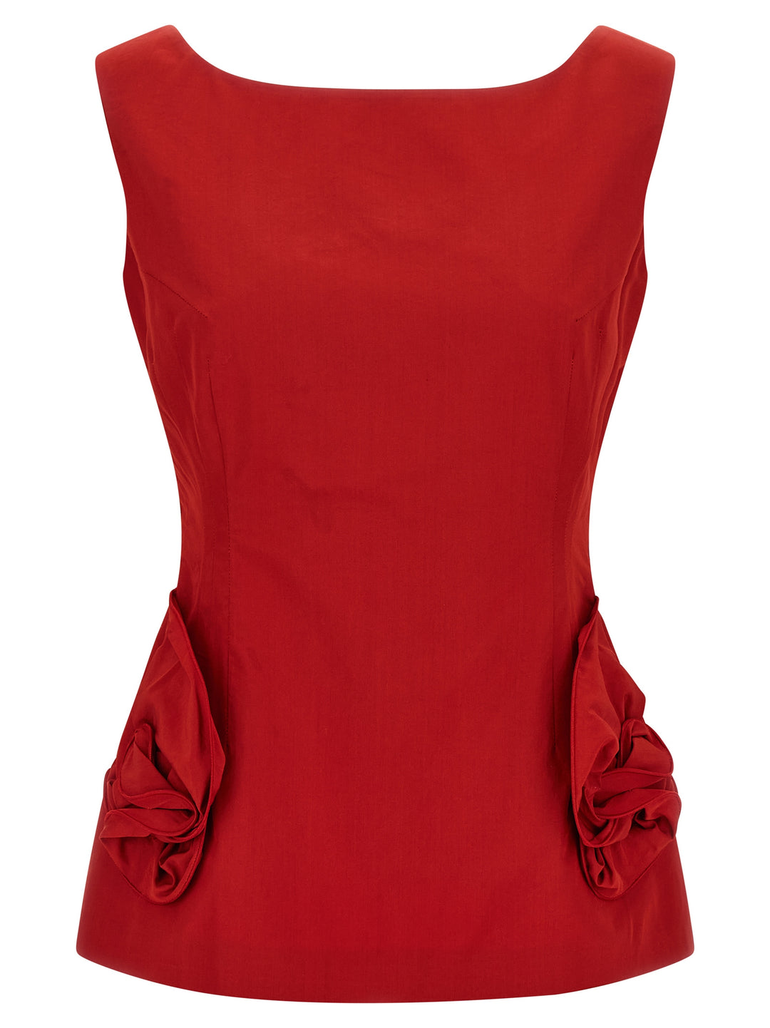 Magda Butrym 05 Top - Rosso | 6567a77e12d261cf7e16b389643d95b89bf69891