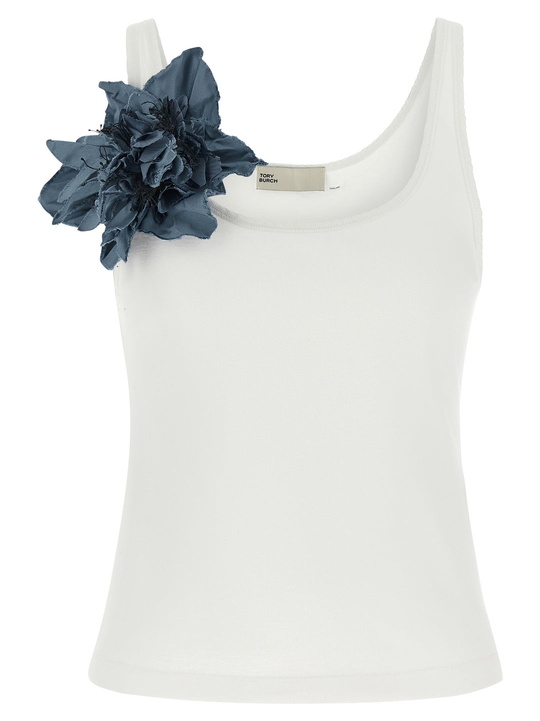 Tory Burch Shoulder Top Top - Blu | d487d2a3d95519c2bd46e9201bd3d99542f164de