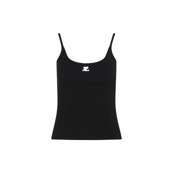 Courreges Vests & tanks - Nero | 282c6da2bba1a79ada5d6dc0ab684854208e580a