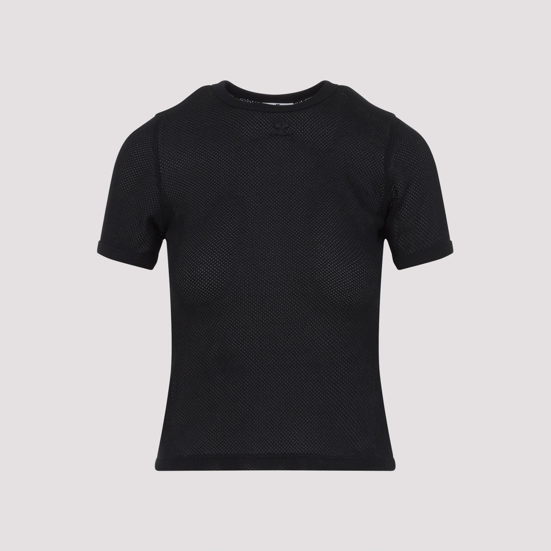 Courreges T-shirts - Nero | bd4772e836a96075252a3c9dd34c481578f29967