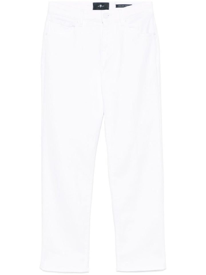 7 For All Mankind Tapered - Bianco | d4b7f33d756c9ad10abc57c25e38f971713786cf