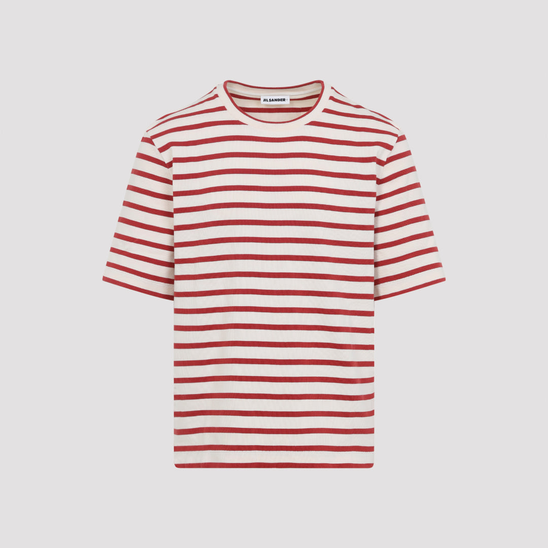 Jil Sander T-shirts - Rosso | d9042af26a85a101372397f5774c87f22bb17988