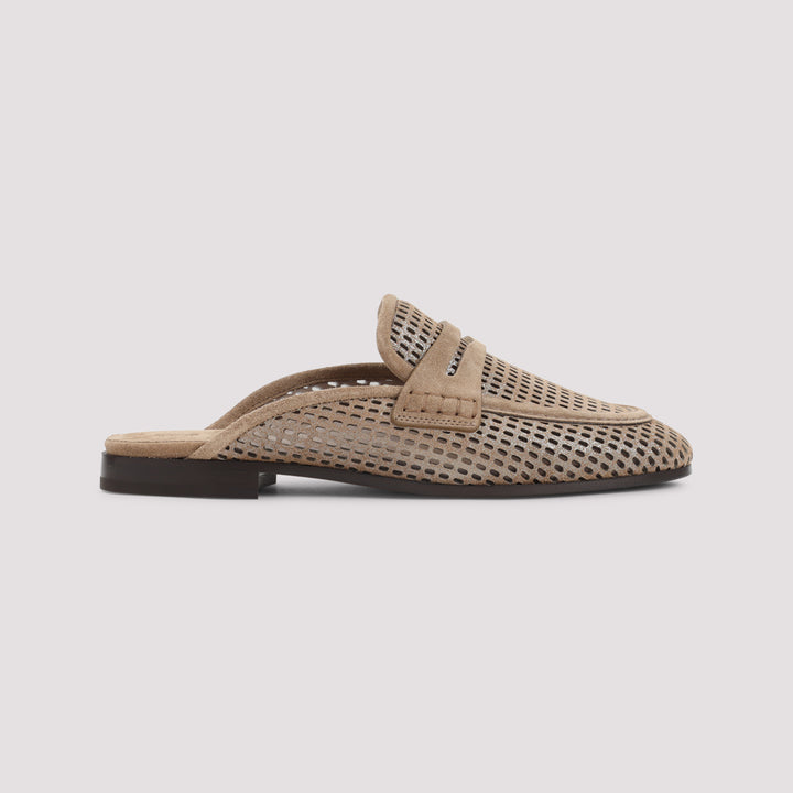 Brunello Cucinelli Mules - Nude & Neutrals | 31c1df2ba31d8335afc0b218154608e9b6098a76