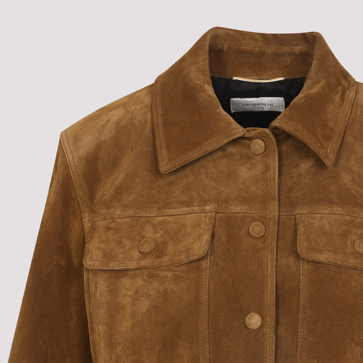 Saint Laurent Giacche - Marrone | 1af2b51794f63049c15dddb9775e18e3da4152b4