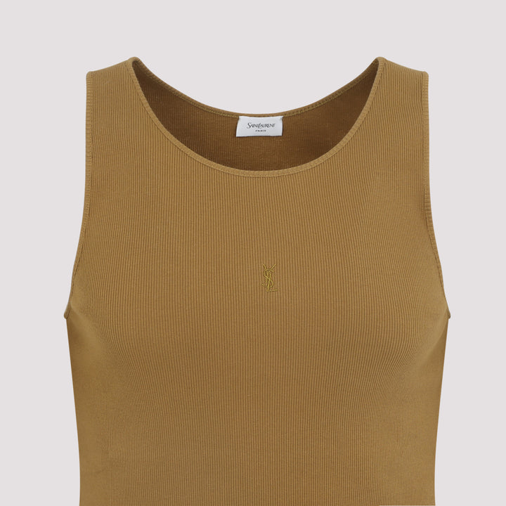 Saint Laurent Vests & tanks - Marrone | d0740ea30515bec832ea7184b4f741c32a7068ab