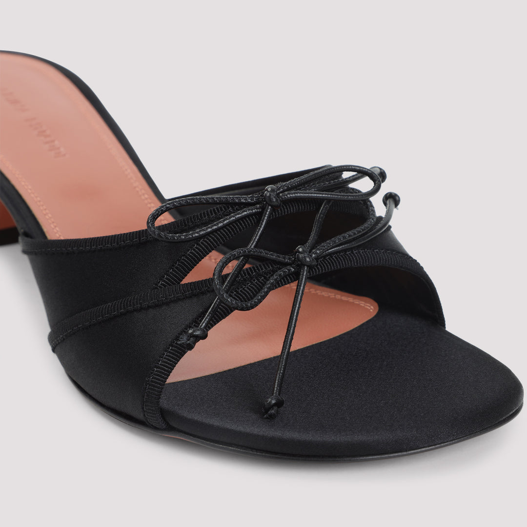 Amina Muaddi Mules - Nero | cb17a68b995f53974871c9d0fd18185778549ed9