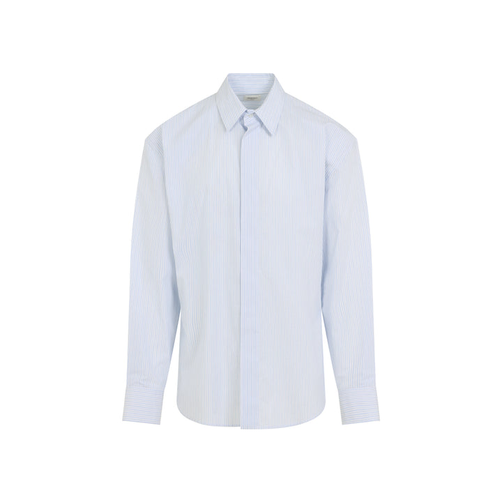 Saint Laurent Shirts - Blu | de8c36b44163df10a33f2ac214812b1eea92491d