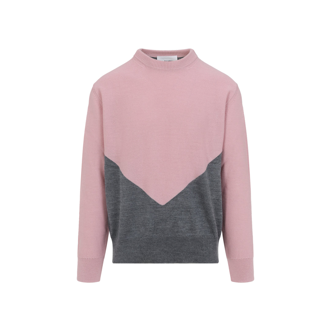 Jil Sander Pullover - Pink & Purple | 798d0c36c7224b59e8bddd0ae5677ad2d207abfe