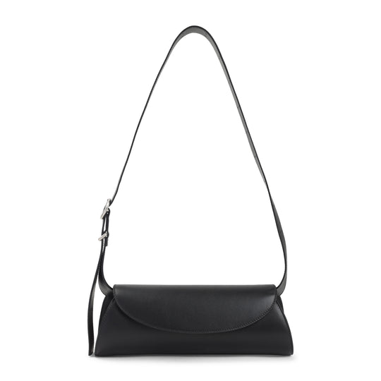 Black Lamb Leather Sm Cannolo Handbag