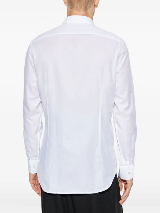 Cloud White Wool Cn Long Sleeves Cardigan With Velvet Embroidery