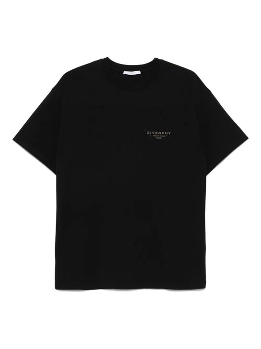 T-Shirt In Cotone Con Stampa Givenchy Stamp