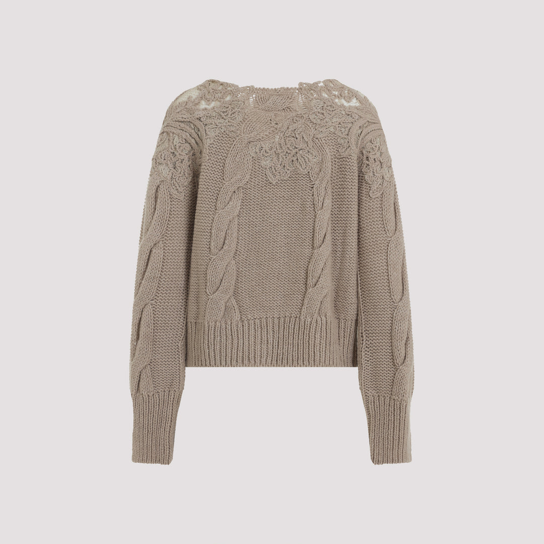 Ermanno Scervino Pullover - Nude & Neutrals | d2fc8359853338a52a7b040407dfed24d869449e