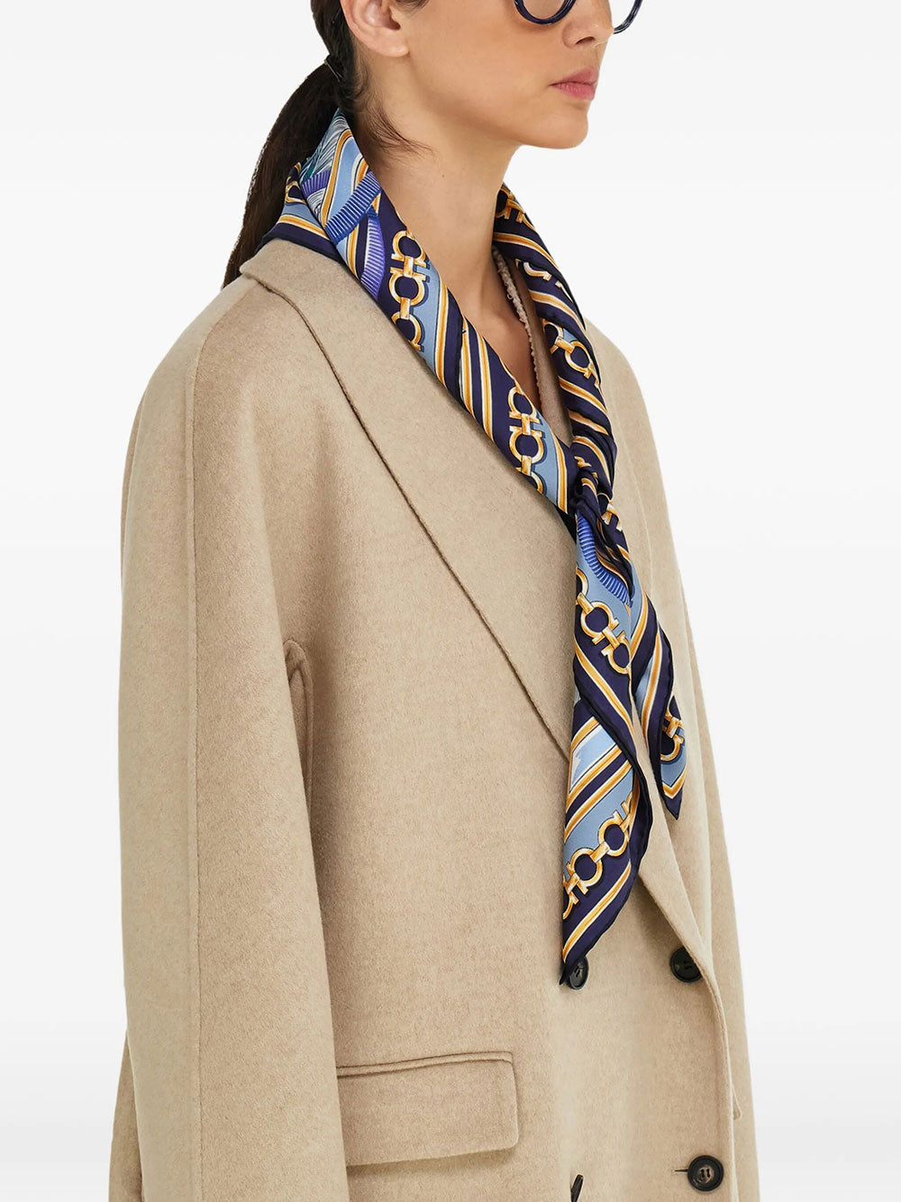 Ferragamo Foulards - Blu | 571fcc8a7f9bf8c8f3f2c78ec2ebf9f0dceda107