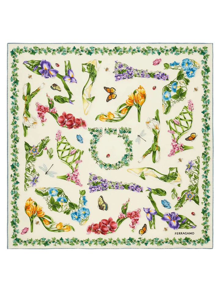 Ferragamo Foulards - Nude & Neutrals | 720f6bdb0e5371667175a903d8aa333c522bd9ac