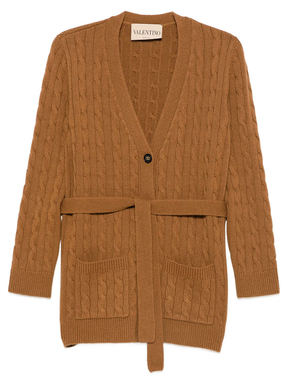 Valentino Garavani Cardigan - Marrone | 22a8bb03930add0c19e7a2d77758dbb8f716af7b