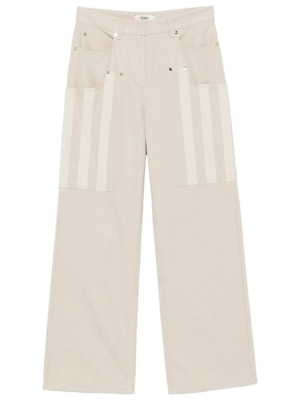 Pantaloni In Drill Pequin