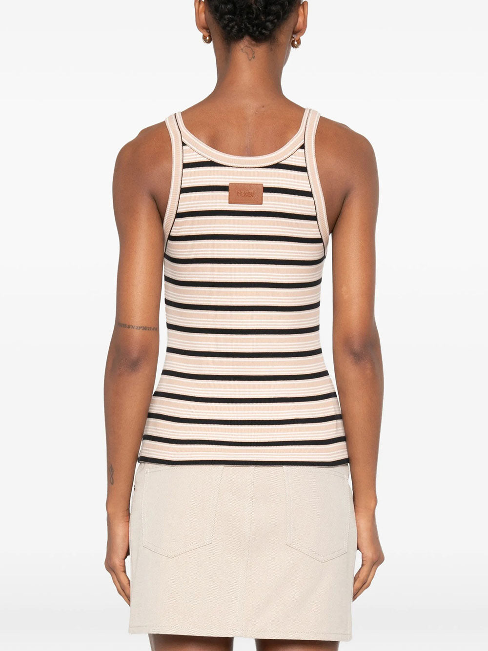 Fendi Top - Nude & Neutrals | c33ad2499ecd9d25ae779db2f93ae95c259ff110
