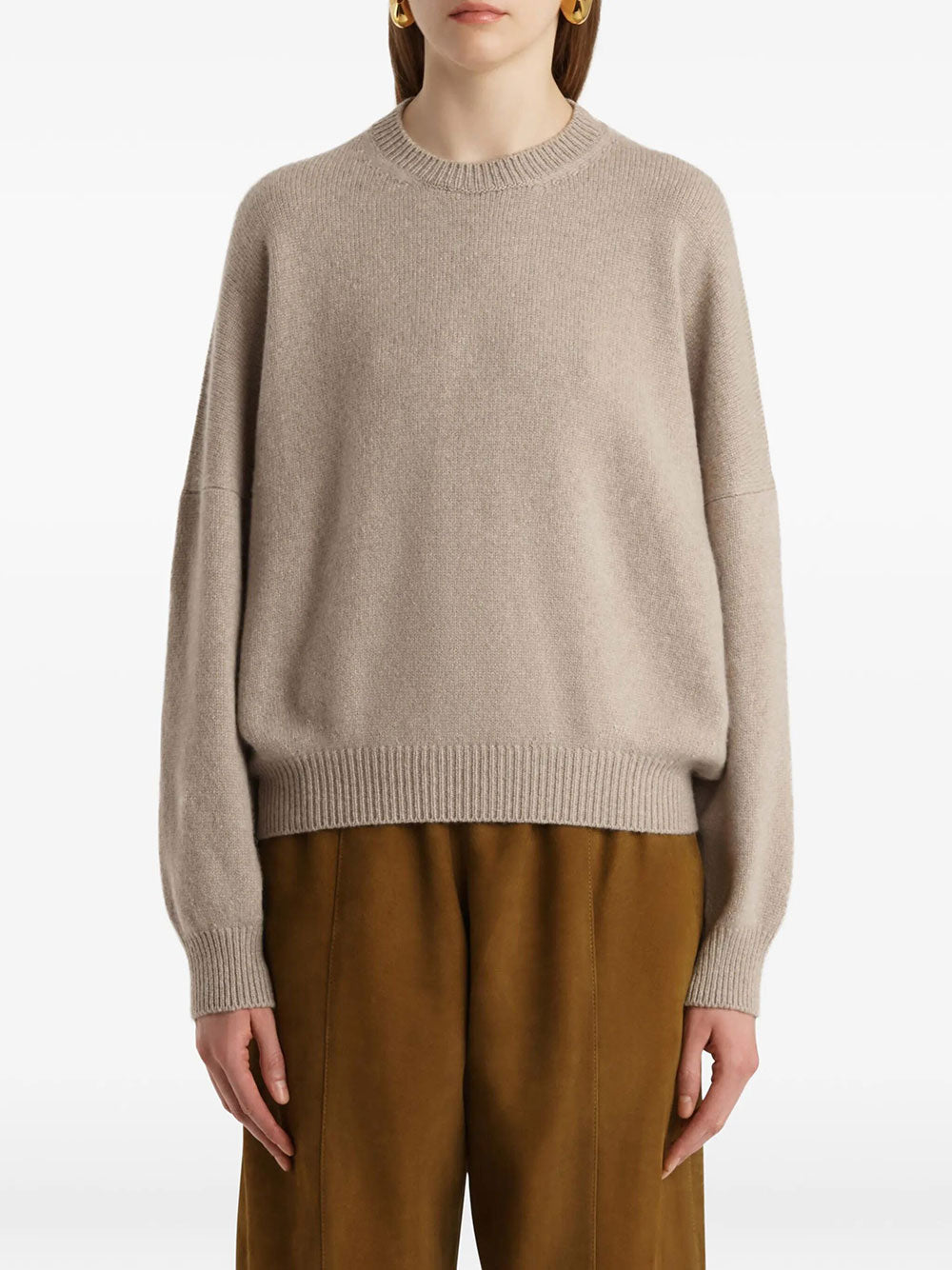 Khaite Pullover - Nude & Neutrals | 1c927c103f7543fa6a04afcf779dec17fc29a169
