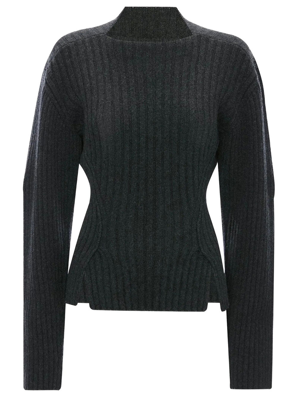 Victoria Beckham Round neck - Grey | 3f17228413e2d93244e1793c535058fe2b0cd95c