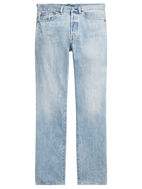 Jeans Con Schizzi Relaxed Straight-Fit