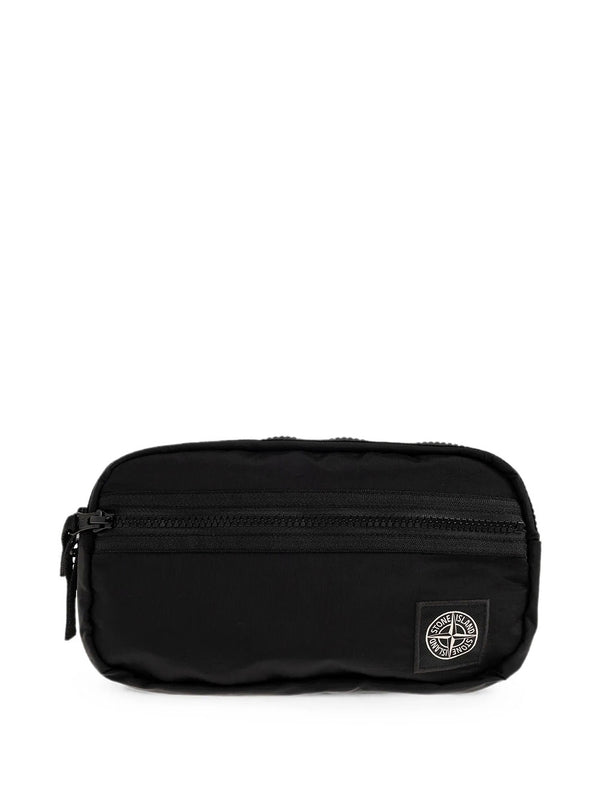 Marsupio In Nylon Con Tasca E Patch Compass
