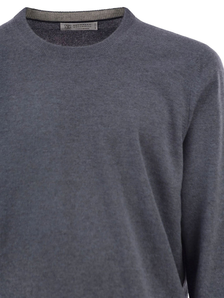 Brunello Cucinelli Pullover - Grey | 459bd3aff618ef89fe4c95e1c2a7b750fdd673bc