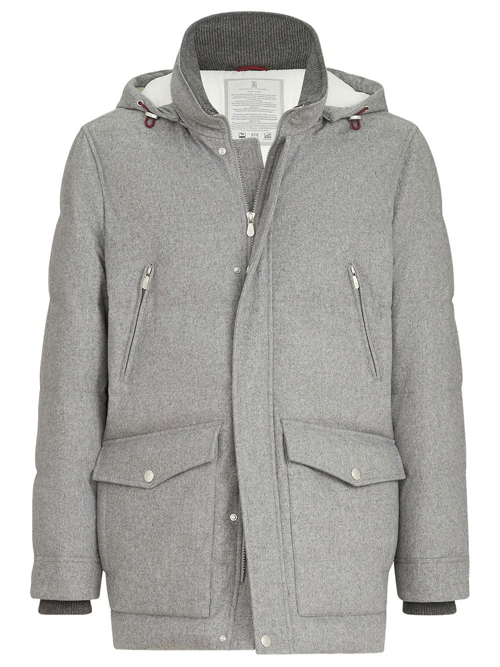 Brunello Cucinelli Down jackets - Grey | 5417f228b260ee33a6af744d984e455c7cfe0919
