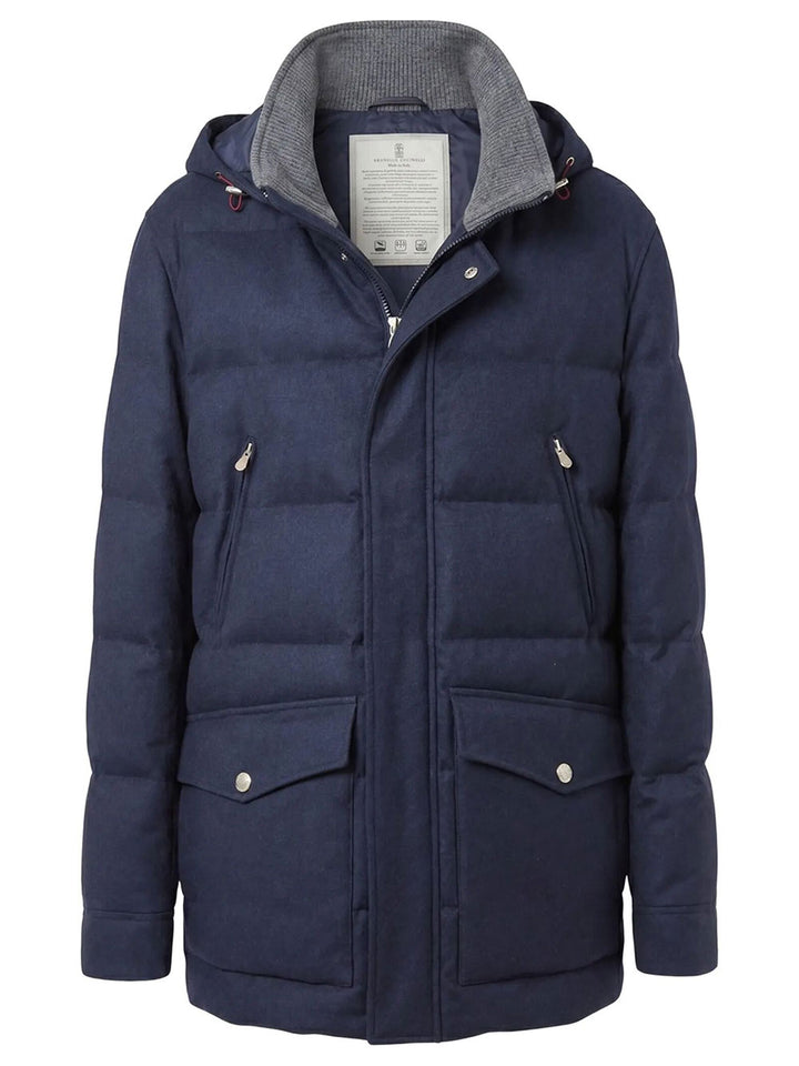 Brunello Cucinelli Down jackets - Blu | d298af0db0a0664ba3e910a365727054ee81288d