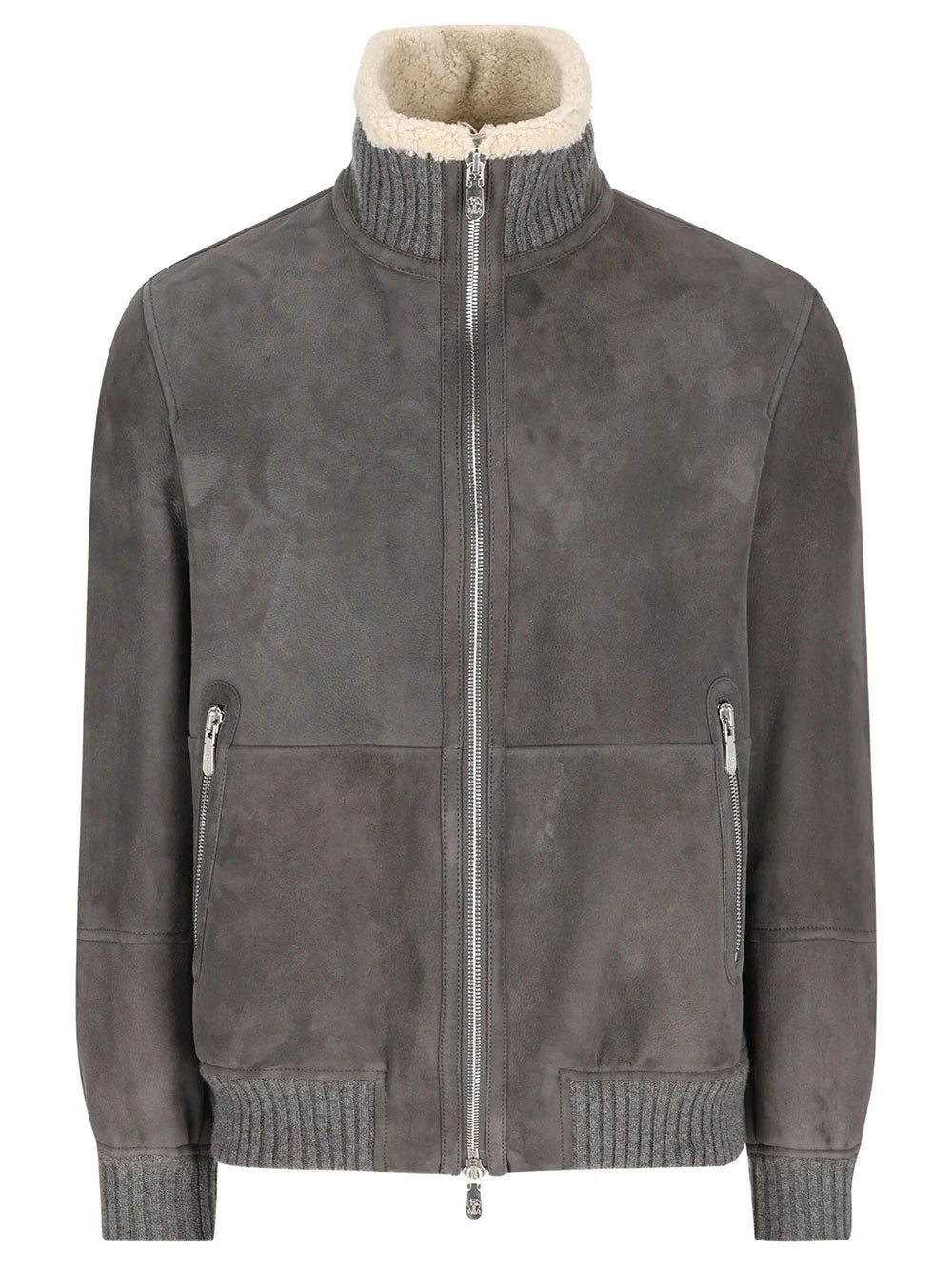 Brunello Cucinelli Leather - Grey | 07ca8d300c611eeb34b9b9997e35365234e4aca4