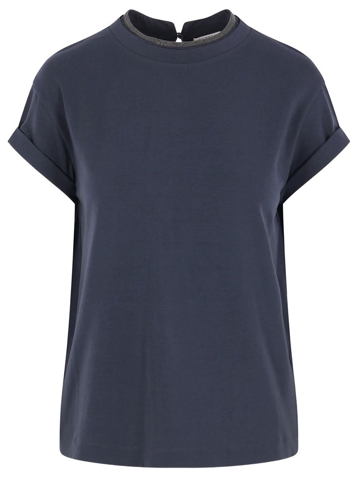 Brunello Cucinelli T-shirts - Blu | 92ba449bbe0fcae975b7986d61041a1b3b0ef7e7