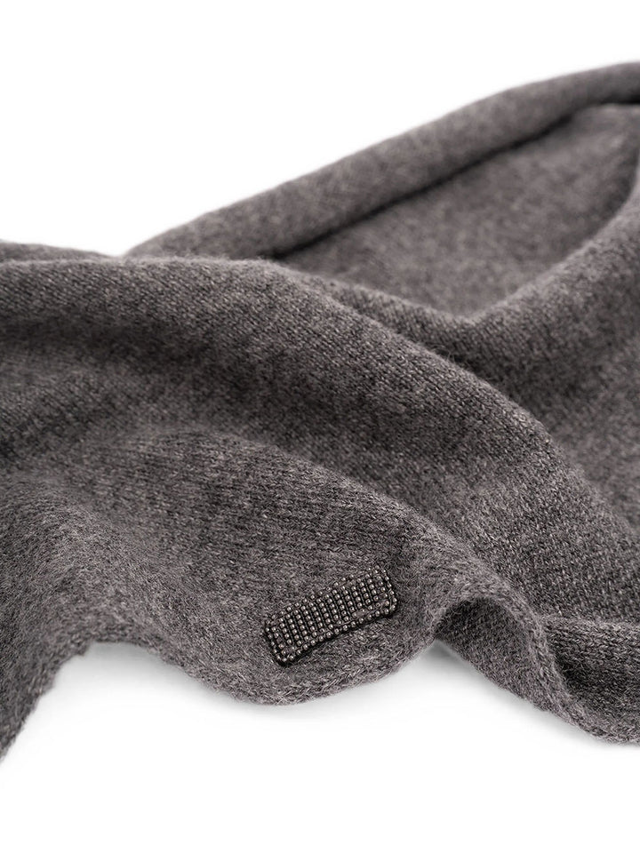 Brunello Cucinelli FOULARD - Grey | badbaba6fd7a32216fa77e409374f564ef266ac3