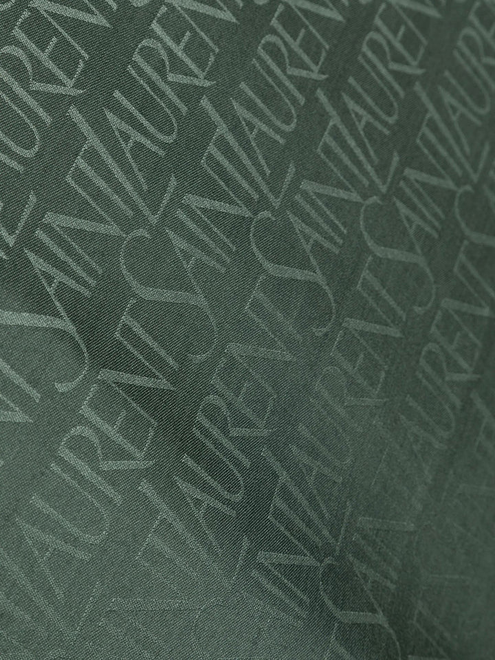 Saint Laurent Paris Scarves - Verde | b888ffcba1753fff51236e9f126df0499cf1f6cc