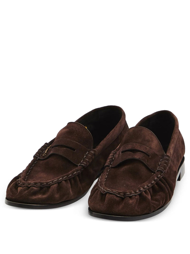 Saint Laurent Paris Mocassini - Marrone | df601371d134142d5cdbb3d0052e6beab5fb8798