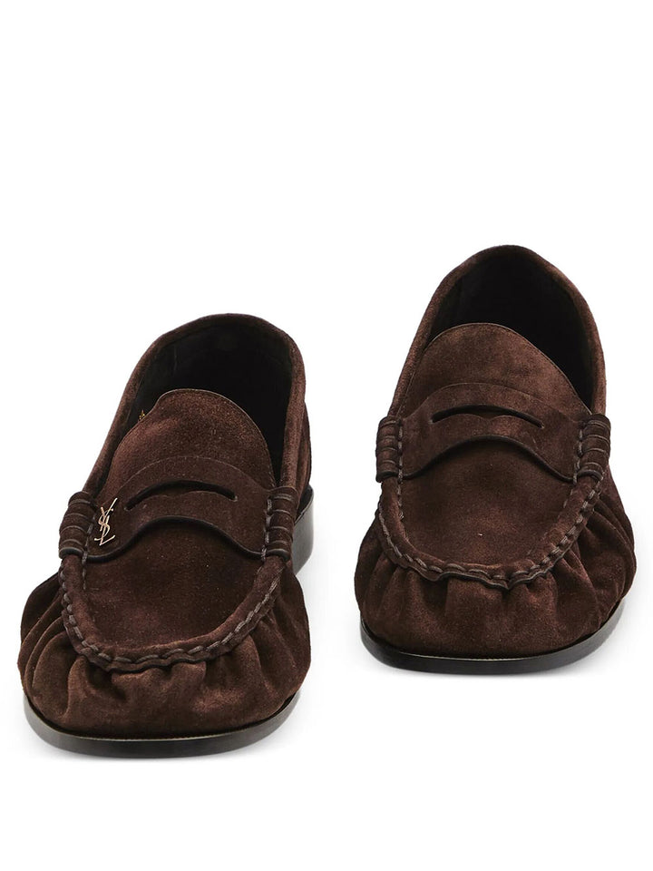 Saint Laurent Paris Mocassini - Marrone | 8abde576d69f66c949a0d28fbabfd4452e5ff8d1