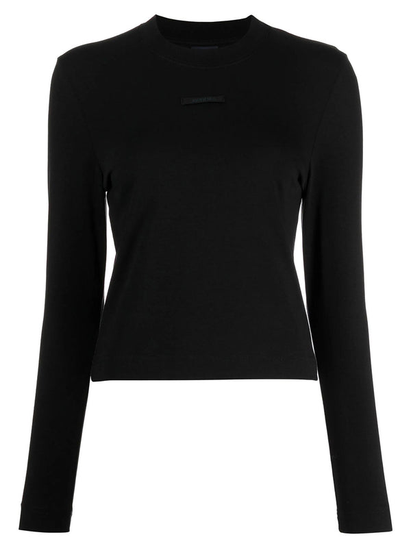 T-Shirt Gros Grain A Maniche Lunghe