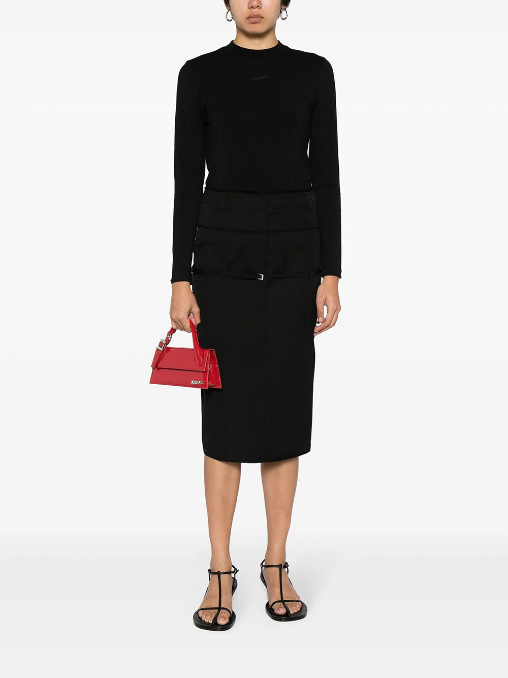 Jacquemus T-SHIRT - Nero | 7f71720219d13890ebb9fd8dc2e3073546250aa1