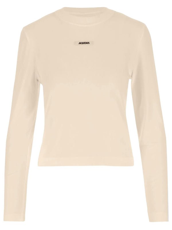T-Shirt Gros Grain A Maniche Lunghe