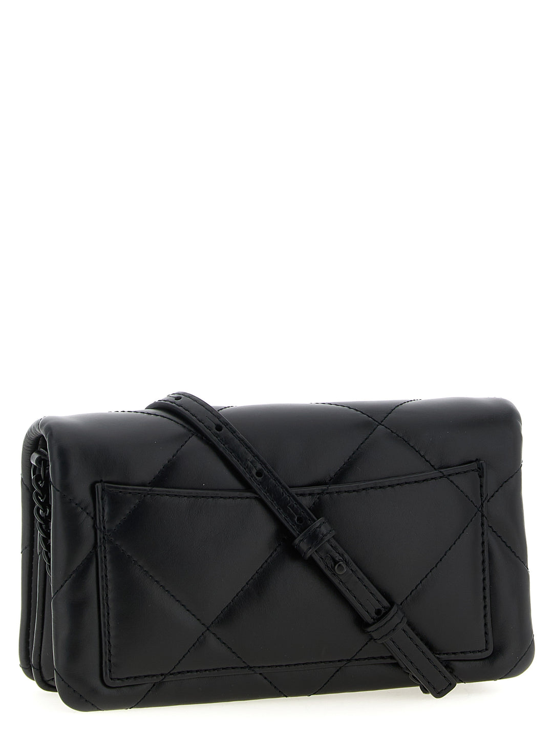 Tory Burch Kira Diamond Quilt Portafogli - Nero | e9672c55a3b641d1b6ffa138cce0f657e803a57b