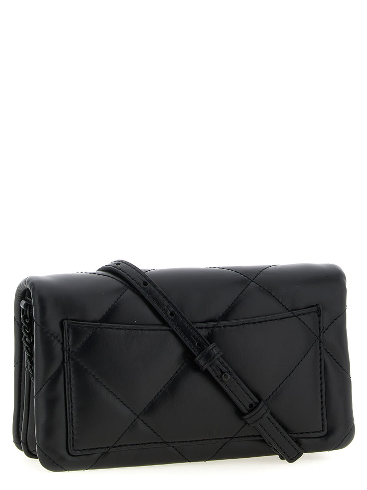 Tory Burch Kira Diamond Quilt Portafogli - Nero | e9672c55a3b641d1b6ffa138cce0f657e803a57b