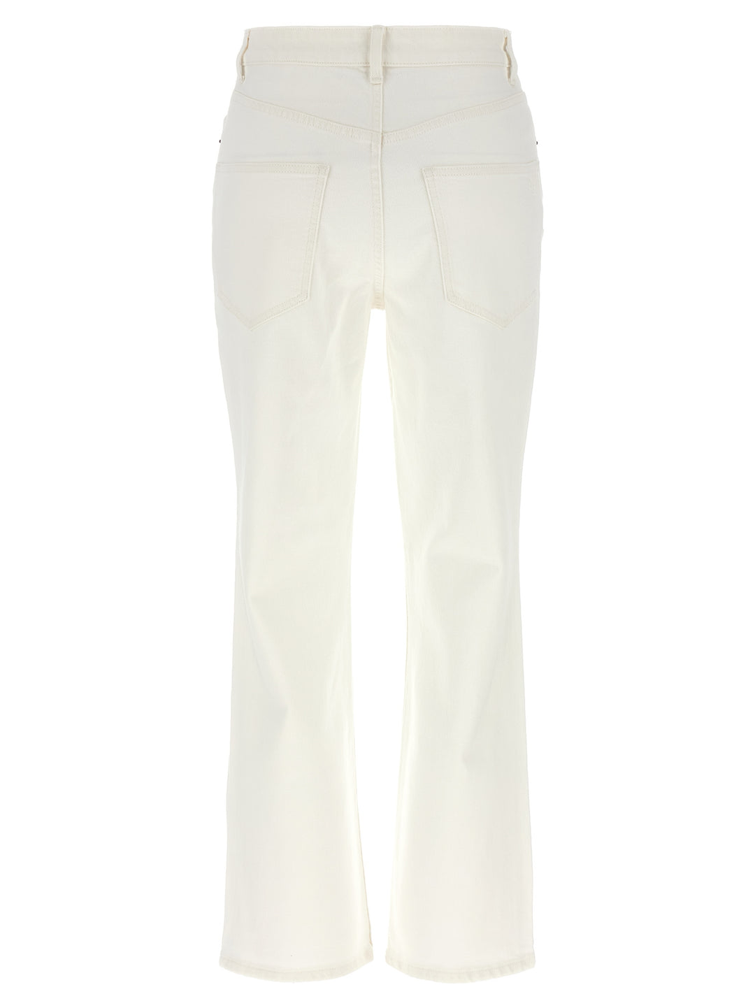 Tory Burch Cropped Jeans - Bianco | e0e52299dac7e5ac84c262a9d0232c9ddcf54968