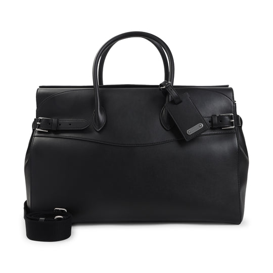 Black Leather Bfrd Duffle Duffle Large Luggage