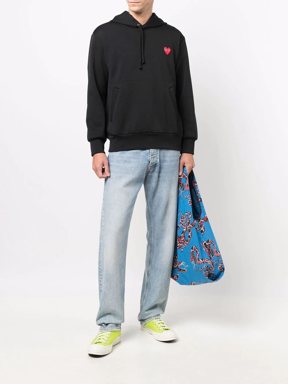 Comme Des GarÇOns Play Hoodies - Nero | 849ec473cf2099a79a75d7f4b51a6e1b28ee4287