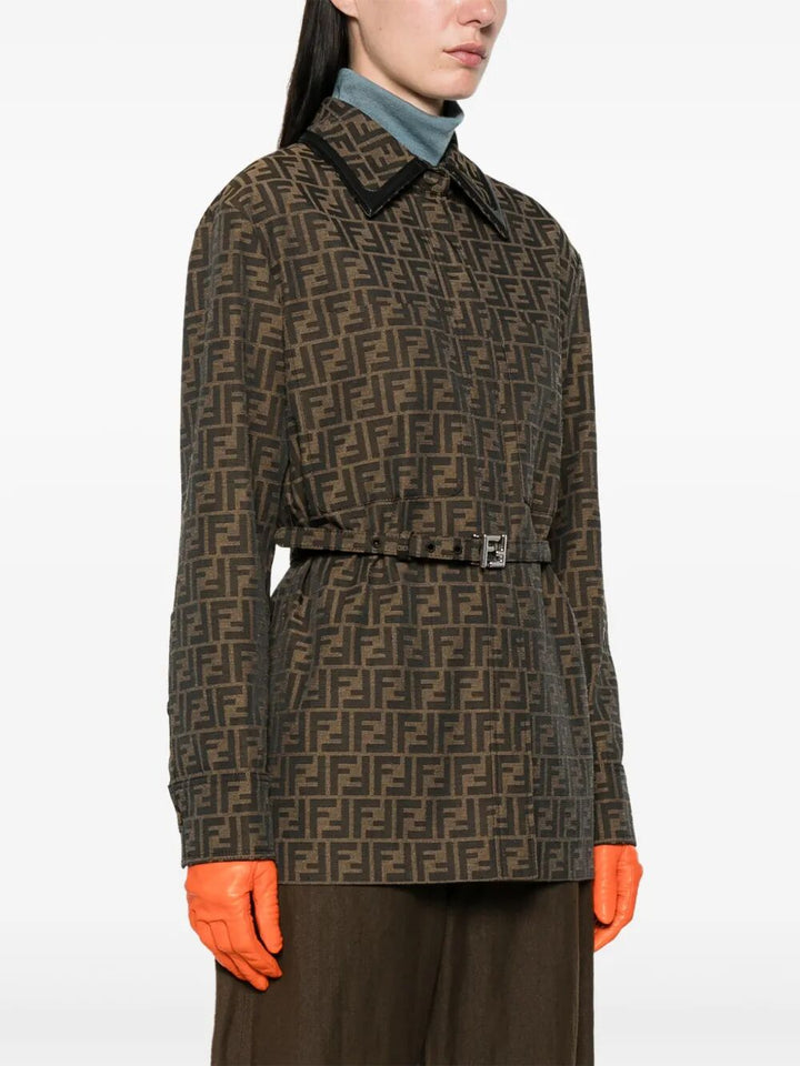 Fendi Shirt jackets - Marrone | 9545fb43a2be5c9a86b22449b2328ee051d3f205