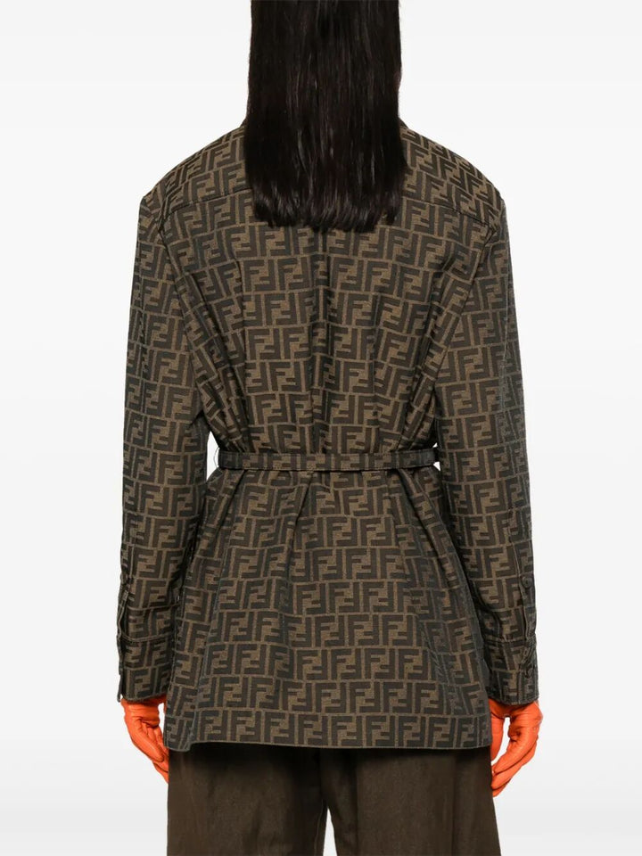 Fendi Shirt jackets - Marrone | 3aaff357f3325ae53290b6817426cd201ff70b39
