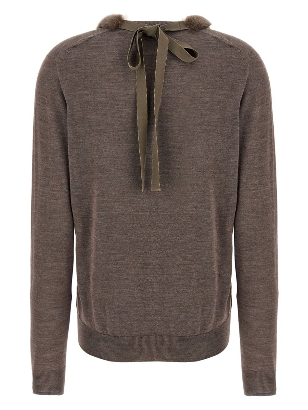 Fendi V neck - Marrone | 2522351e3c7c180d0e092a72e376108f344c69a8