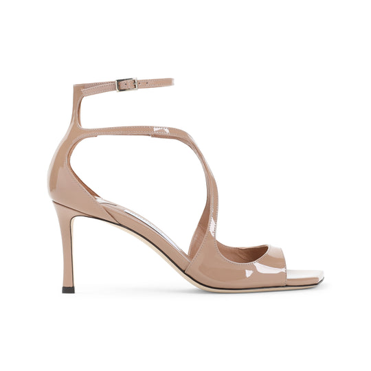 Pink Azia 75 Patent Leather Sandals